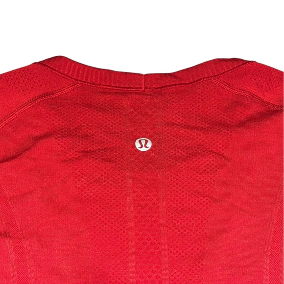 Lululemon Swiftly Tech Long Sleeve 2.0 - Women's Red Long Sleeve Top size 6 - Picture 12 of 16